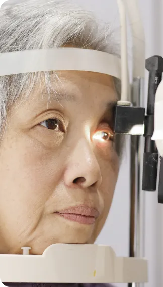 Cataract eye check-up